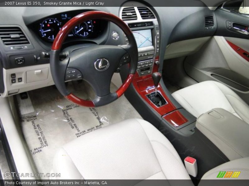 Smokey Granite Mica / Light Gray 2007 Lexus ES 350