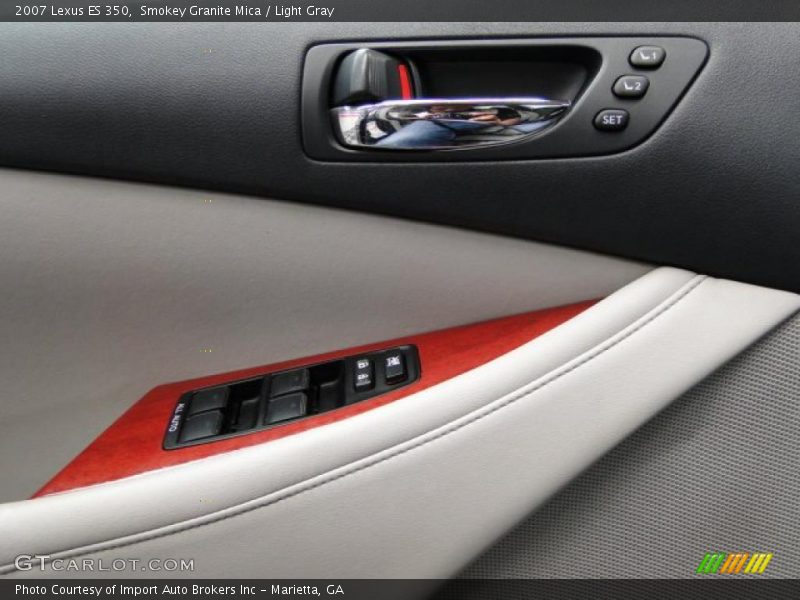 Smokey Granite Mica / Light Gray 2007 Lexus ES 350