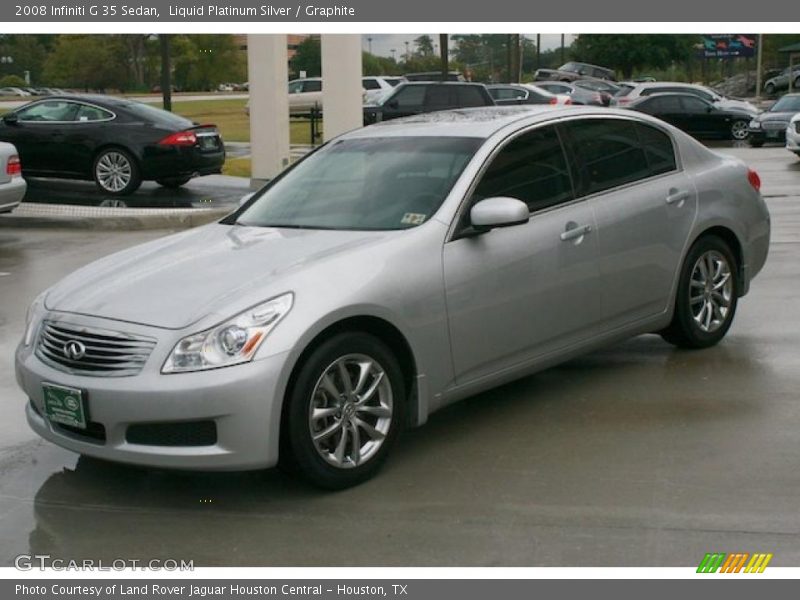 Liquid Platinum Silver / Graphite 2008 Infiniti G 35 Sedan