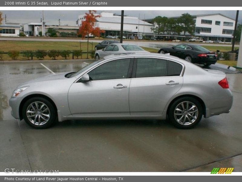 Liquid Platinum Silver / Graphite 2008 Infiniti G 35 Sedan