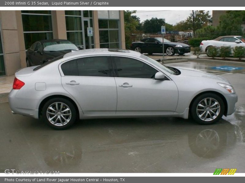 Liquid Platinum Silver / Graphite 2008 Infiniti G 35 Sedan