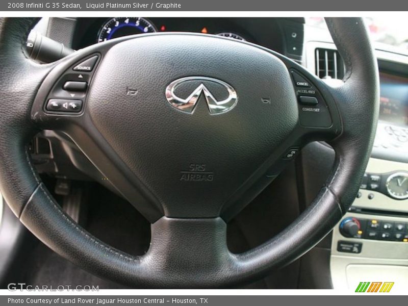Liquid Platinum Silver / Graphite 2008 Infiniti G 35 Sedan