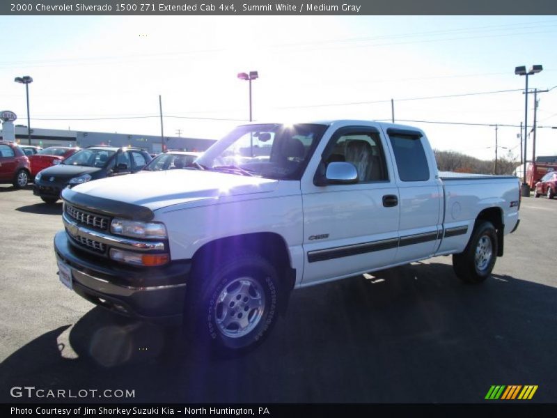 Summit White / Medium Gray 2000 Chevrolet Silverado 1500 Z71 Extended Cab 4x4