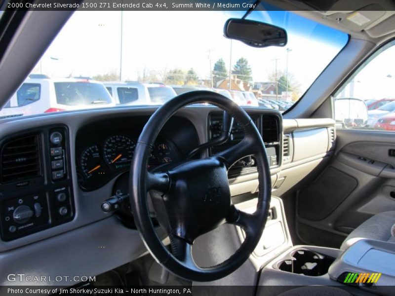 Summit White / Medium Gray 2000 Chevrolet Silverado 1500 Z71 Extended Cab 4x4