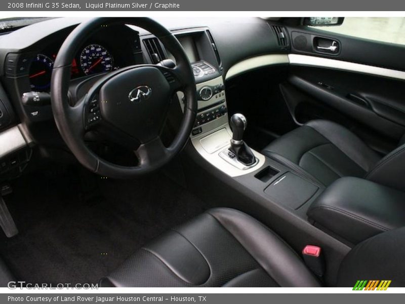 Liquid Platinum Silver / Graphite 2008 Infiniti G 35 Sedan