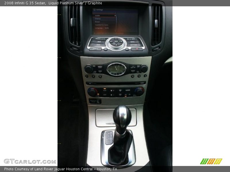 Liquid Platinum Silver / Graphite 2008 Infiniti G 35 Sedan