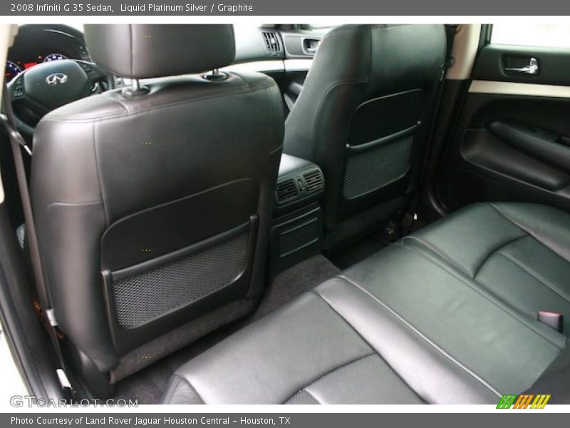 Liquid Platinum Silver / Graphite 2008 Infiniti G 35 Sedan