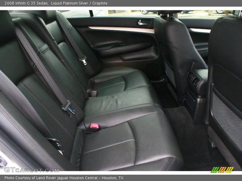 Liquid Platinum Silver / Graphite 2008 Infiniti G 35 Sedan