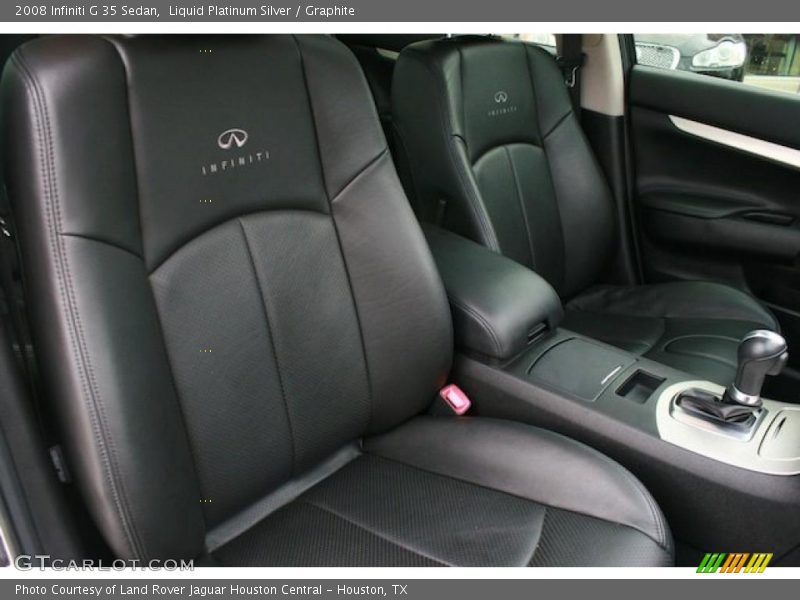 Liquid Platinum Silver / Graphite 2008 Infiniti G 35 Sedan