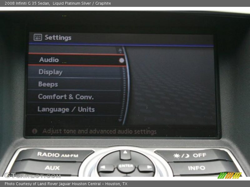 Liquid Platinum Silver / Graphite 2008 Infiniti G 35 Sedan