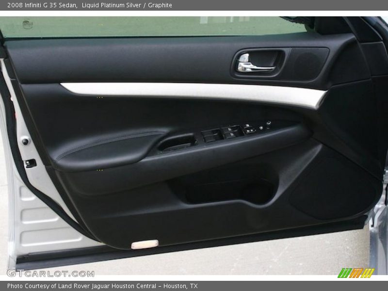 Liquid Platinum Silver / Graphite 2008 Infiniti G 35 Sedan
