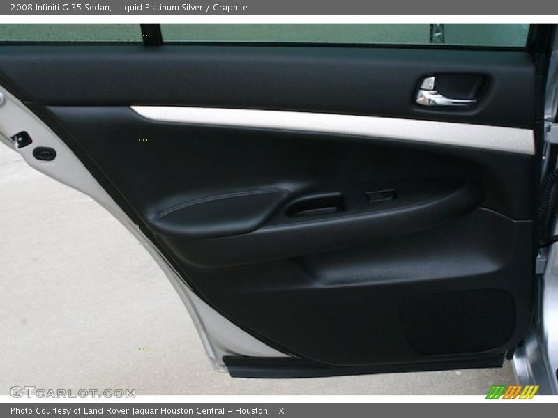 Liquid Platinum Silver / Graphite 2008 Infiniti G 35 Sedan