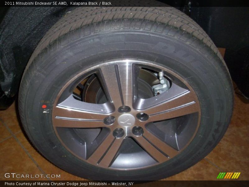 Kalapana Black / Black 2011 Mitsubishi Endeavor SE AWD