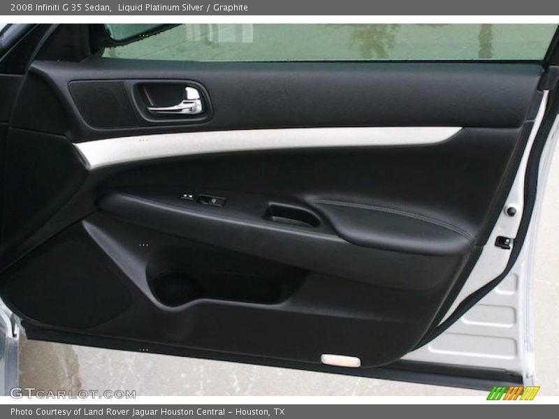 Liquid Platinum Silver / Graphite 2008 Infiniti G 35 Sedan