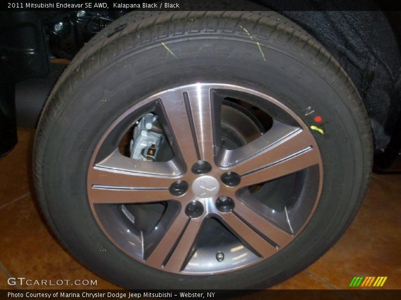 Kalapana Black / Black 2011 Mitsubishi Endeavor SE AWD