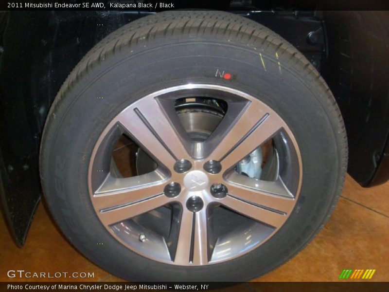 Kalapana Black / Black 2011 Mitsubishi Endeavor SE AWD