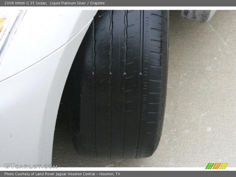 Liquid Platinum Silver / Graphite 2008 Infiniti G 35 Sedan