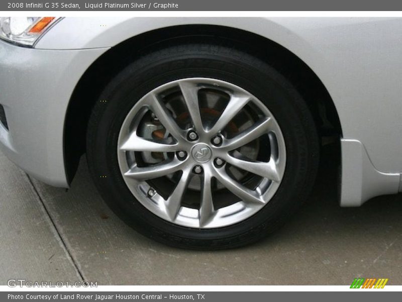 Liquid Platinum Silver / Graphite 2008 Infiniti G 35 Sedan