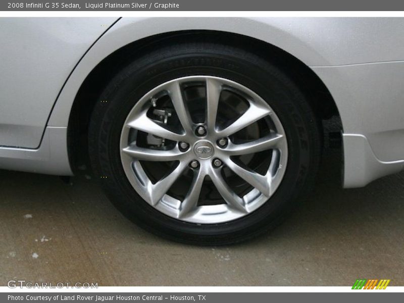 Liquid Platinum Silver / Graphite 2008 Infiniti G 35 Sedan