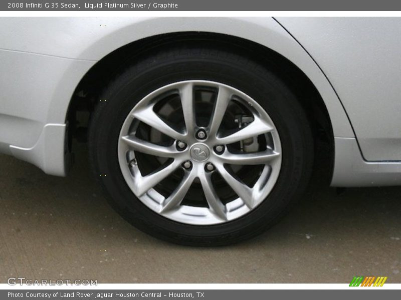 Liquid Platinum Silver / Graphite 2008 Infiniti G 35 Sedan