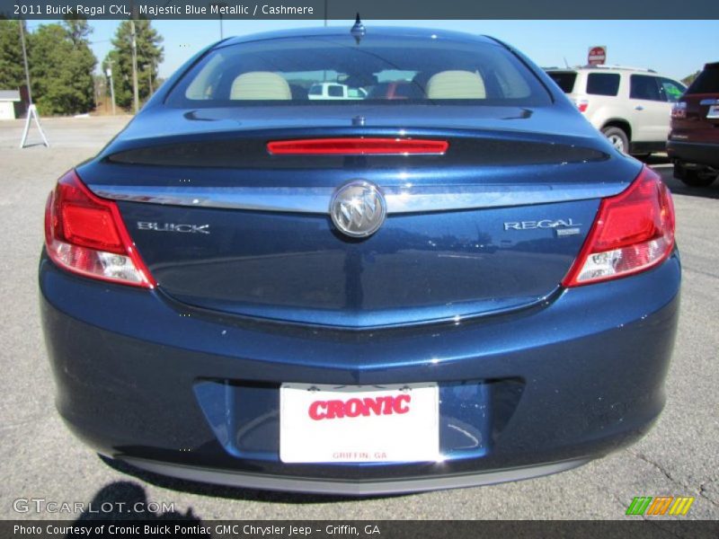 Majestic Blue Metallic / Cashmere 2011 Buick Regal CXL
