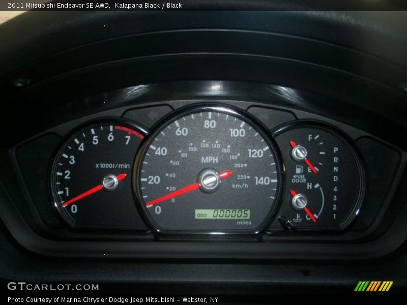 Kalapana Black / Black 2011 Mitsubishi Endeavor SE AWD