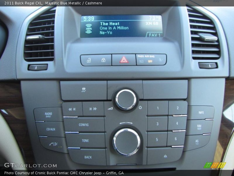 Controls of 2011 Regal CXL