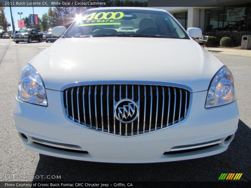 White Opal / Cocoa/Cashmere 2011 Buick Lucerne CX
