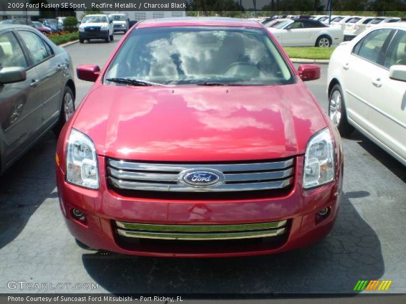 Redfire Metallic / Charcoal Black 2009 Ford Fusion SE Sport