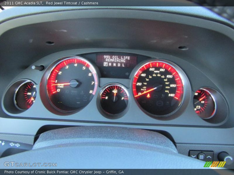 Red Jewel Tintcoat / Cashmere 2011 GMC Acadia SLT