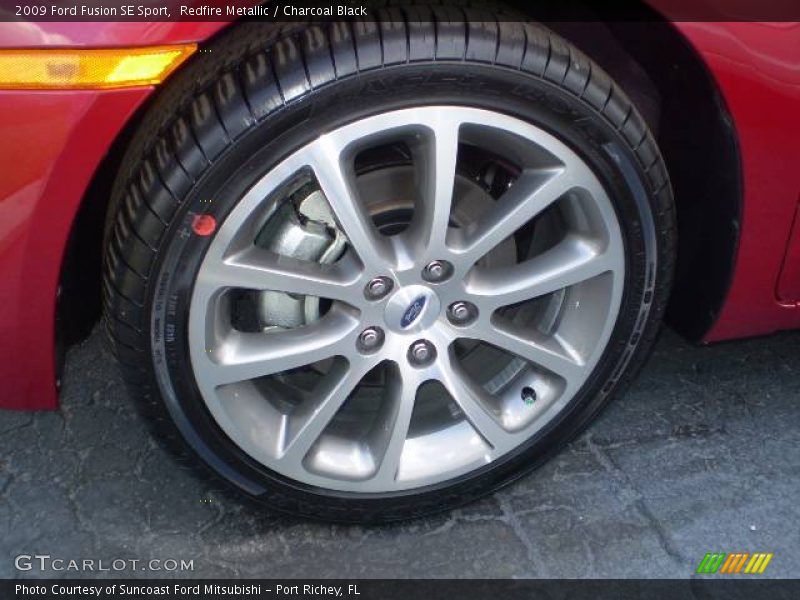 Redfire Metallic / Charcoal Black 2009 Ford Fusion SE Sport