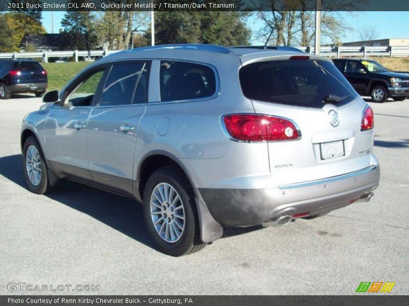 Quicksilver Metallic / Titanium/Dark Titanium 2011 Buick Enclave CXL AWD