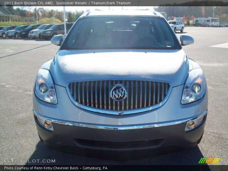 Quicksilver Metallic / Titanium/Dark Titanium 2011 Buick Enclave CXL AWD