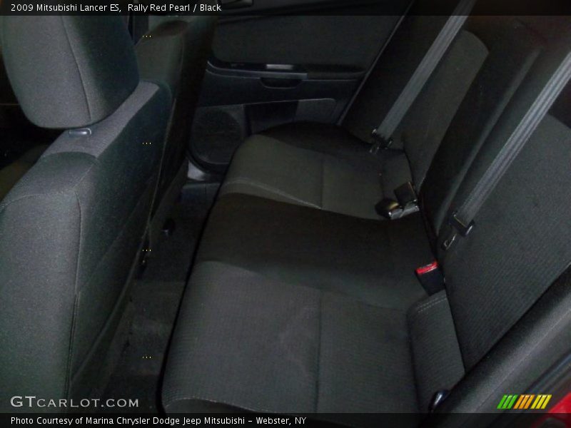 Rally Red Pearl / Black 2009 Mitsubishi Lancer ES