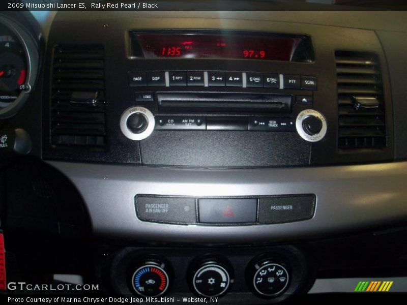 Rally Red Pearl / Black 2009 Mitsubishi Lancer ES