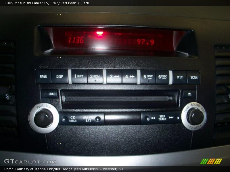Rally Red Pearl / Black 2009 Mitsubishi Lancer ES