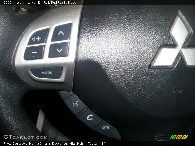 Rally Red Pearl / Black 2009 Mitsubishi Lancer ES