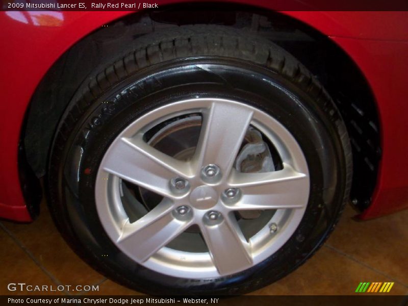 Rally Red Pearl / Black 2009 Mitsubishi Lancer ES