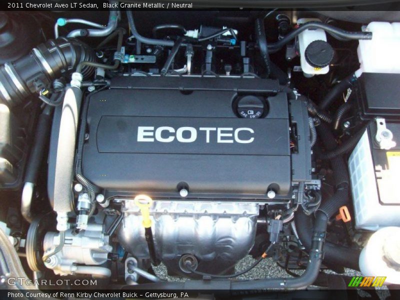  2011 Aveo LT Sedan Engine - 1.6 Liter DOHC 16-Valve VVT ECOTEC 4 Cylinder
