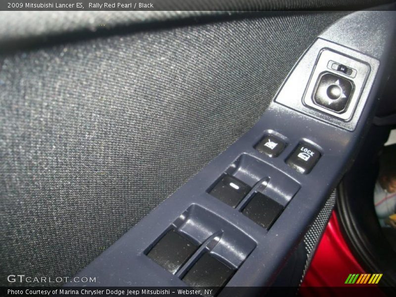 Rally Red Pearl / Black 2009 Mitsubishi Lancer ES