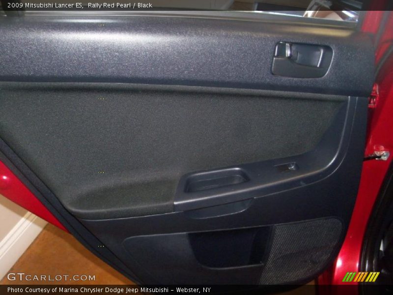 Rally Red Pearl / Black 2009 Mitsubishi Lancer ES