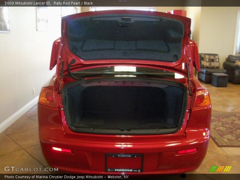 Rally Red Pearl / Black 2009 Mitsubishi Lancer ES