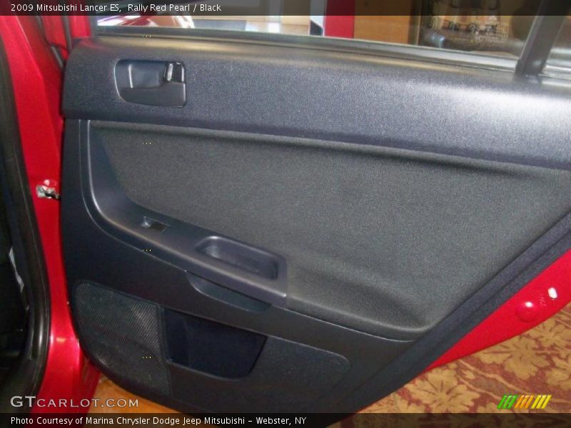 Rally Red Pearl / Black 2009 Mitsubishi Lancer ES