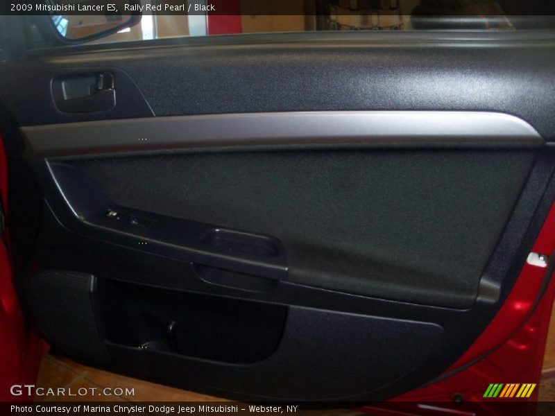 Rally Red Pearl / Black 2009 Mitsubishi Lancer ES