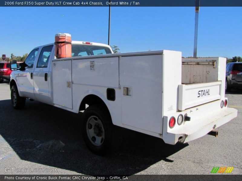 Oxford White / Tan 2006 Ford F350 Super Duty XLT Crew Cab 4x4 Chassis