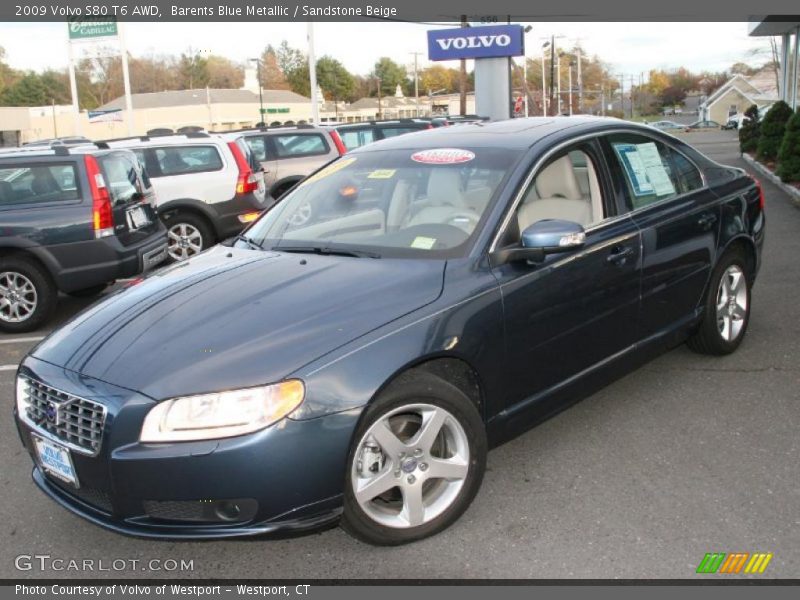  2009 S80 T6 AWD Barents Blue Metallic