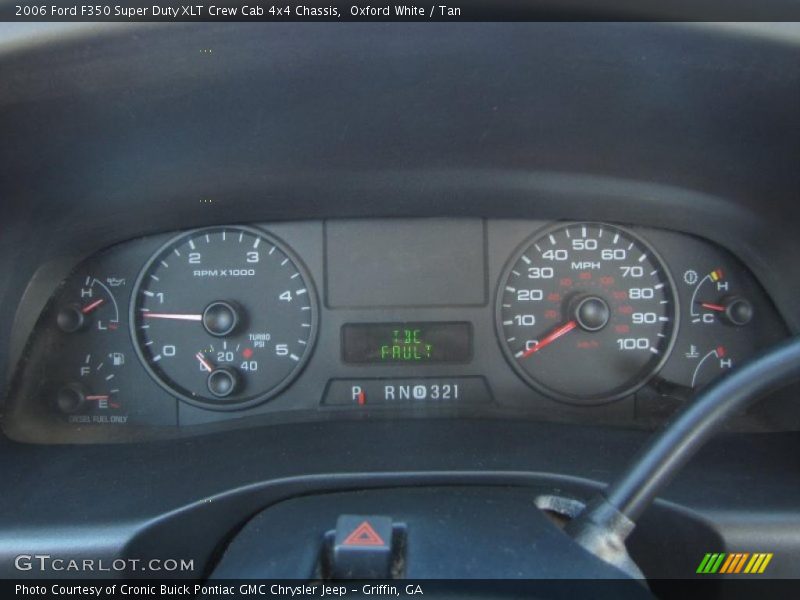  2006 F350 Super Duty XLT Crew Cab 4x4 Chassis XLT Crew Cab 4x4 Chassis Gauges
