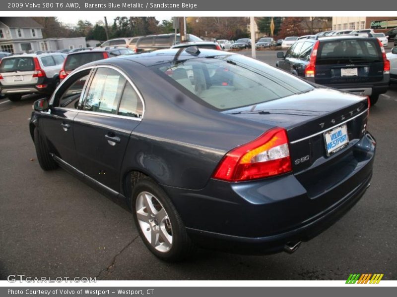 Barents Blue Metallic / Sandstone Beige 2009 Volvo S80 T6 AWD