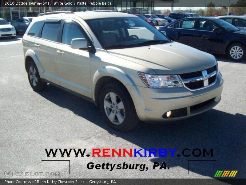 White Gold / Pastel Pebble Beige 2010 Dodge Journey SXT