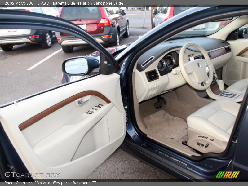  2009 S80 T6 AWD Sandstone Beige Interior